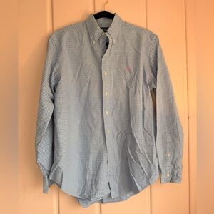 Ralph Lauren Light Blue Checkered Shirt